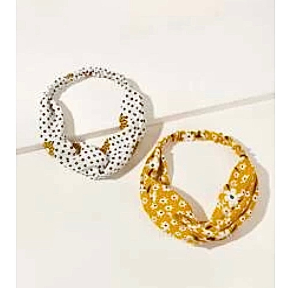 2 pack floral headband set